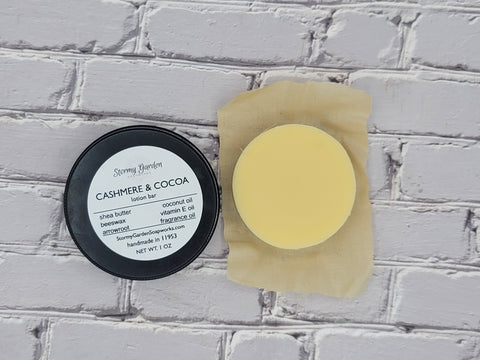 Cashmere & Cocoa Butter Lotion Bar